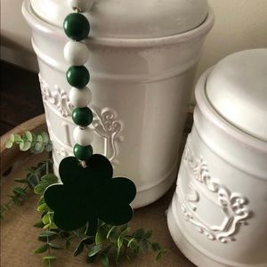 St. Patrick’s Day Wood Bead Pendant